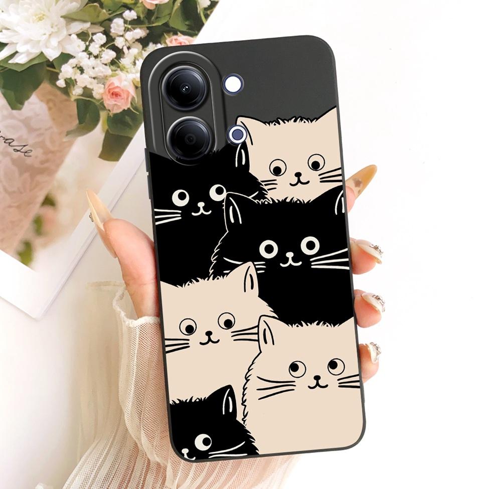 For Vivo Y05 Case Cover Luxury Fashion Cute Cartoon Funny Painted Silicone Funda For VivoY05 Casing