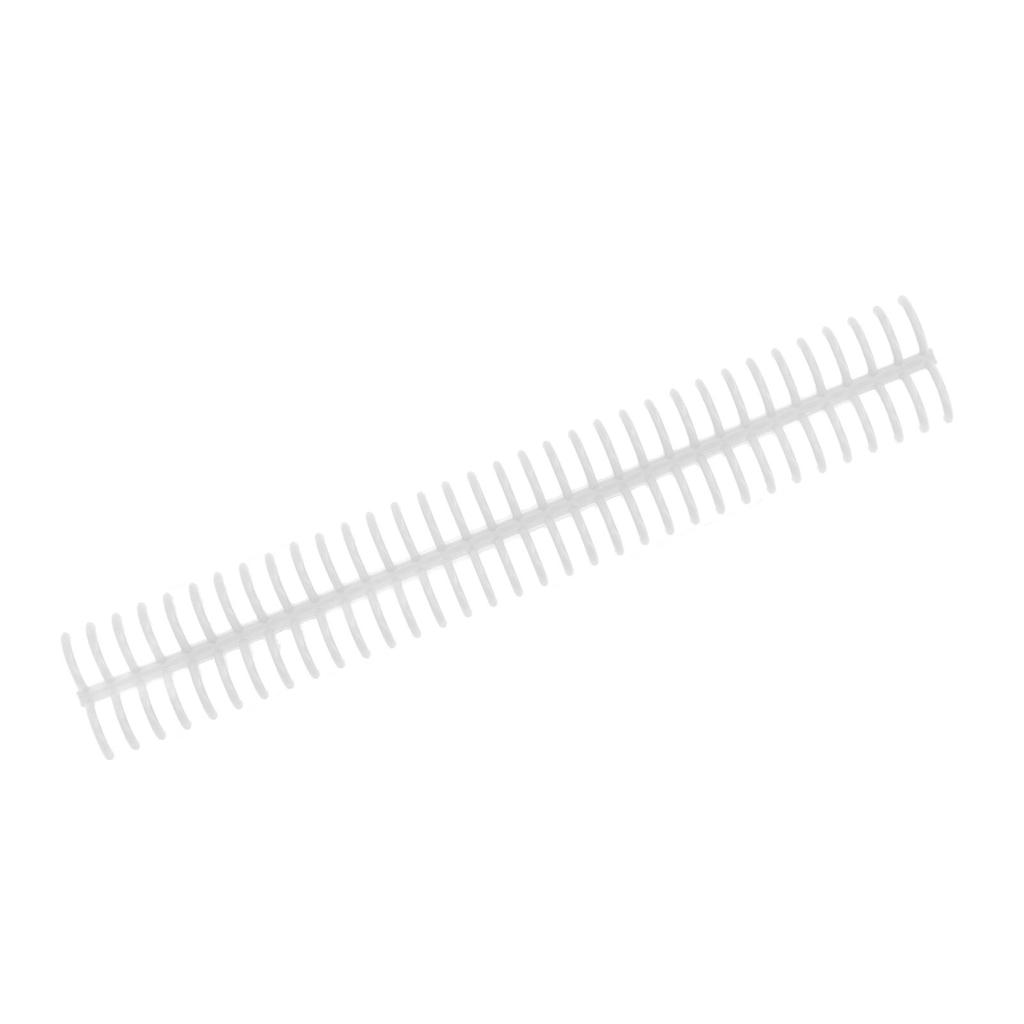 10Pcs Binding Coils 34 Holes Polypropylene Wear Resistant Binding Spines for Stationery