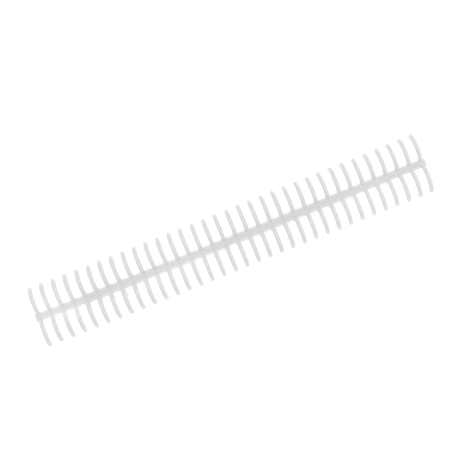 10Pcs Binding Coils 34 Holes Polypropylene Wear Resistant Binding Spines for Stationery