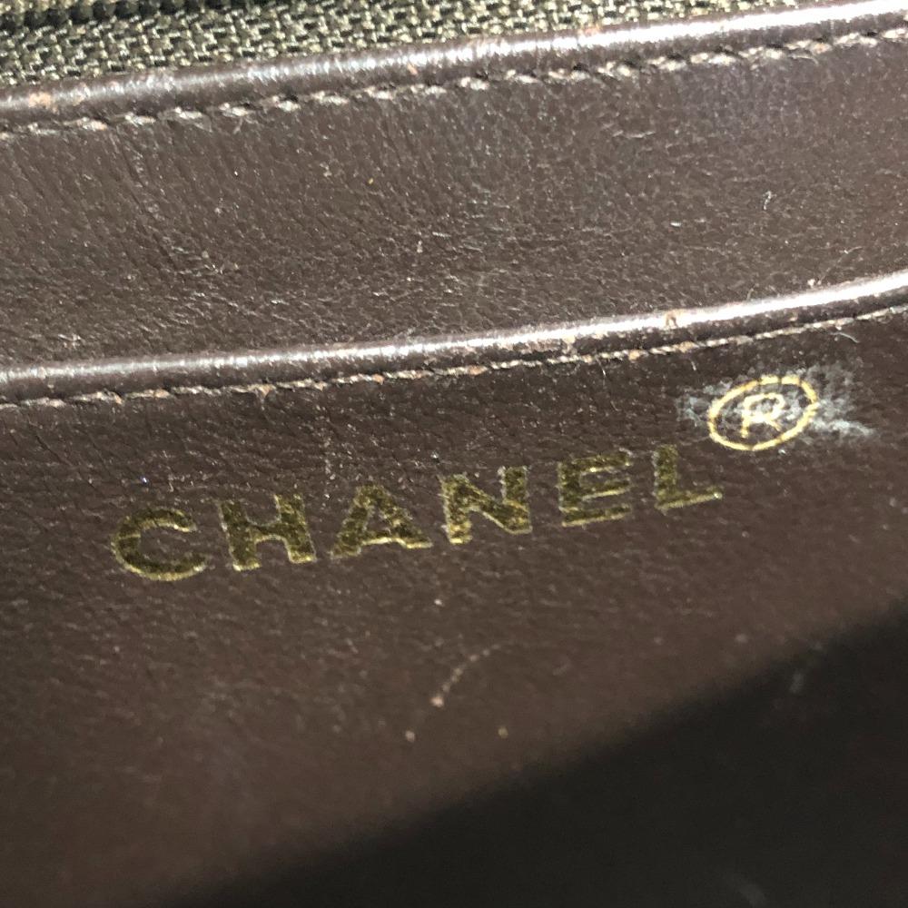 CHANEL Matelasse Turn lock Handbag Bag Backpack Hand Bag Calfskin Brown