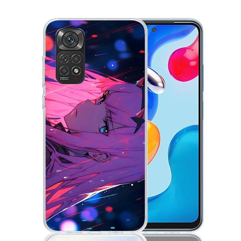 DARLING FRANXX Z-Zero Two Phone Case For Xiaomi Redmi Note 15 14 13 12S 12 Pro Plus 11S 11E 11 11T 10S 10 Art Soft Pattern Cover