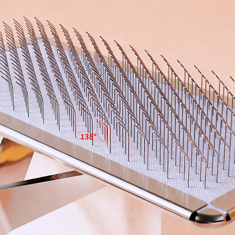 Dog Comb Massage Dogs Brush Stainless Steel Combs for Dogs Hair Knot Cleaning Pet Hair Remover Dog Grooming Brush Pet Supplies
