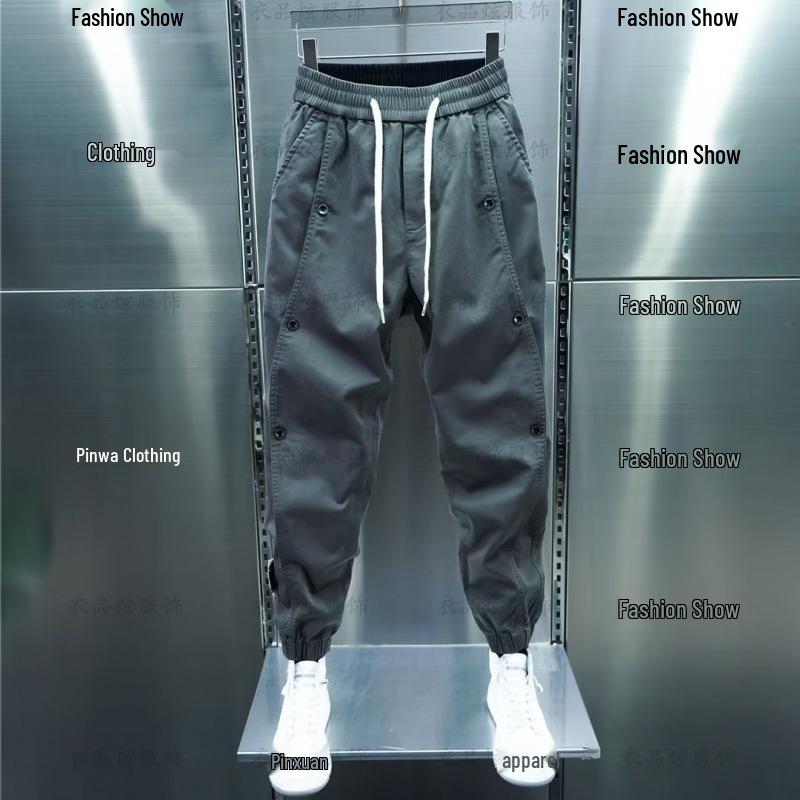 

Мужские весенне-летние свободные брюки-шаровары - Повседневные комбинезоны прямого кроя 2XL