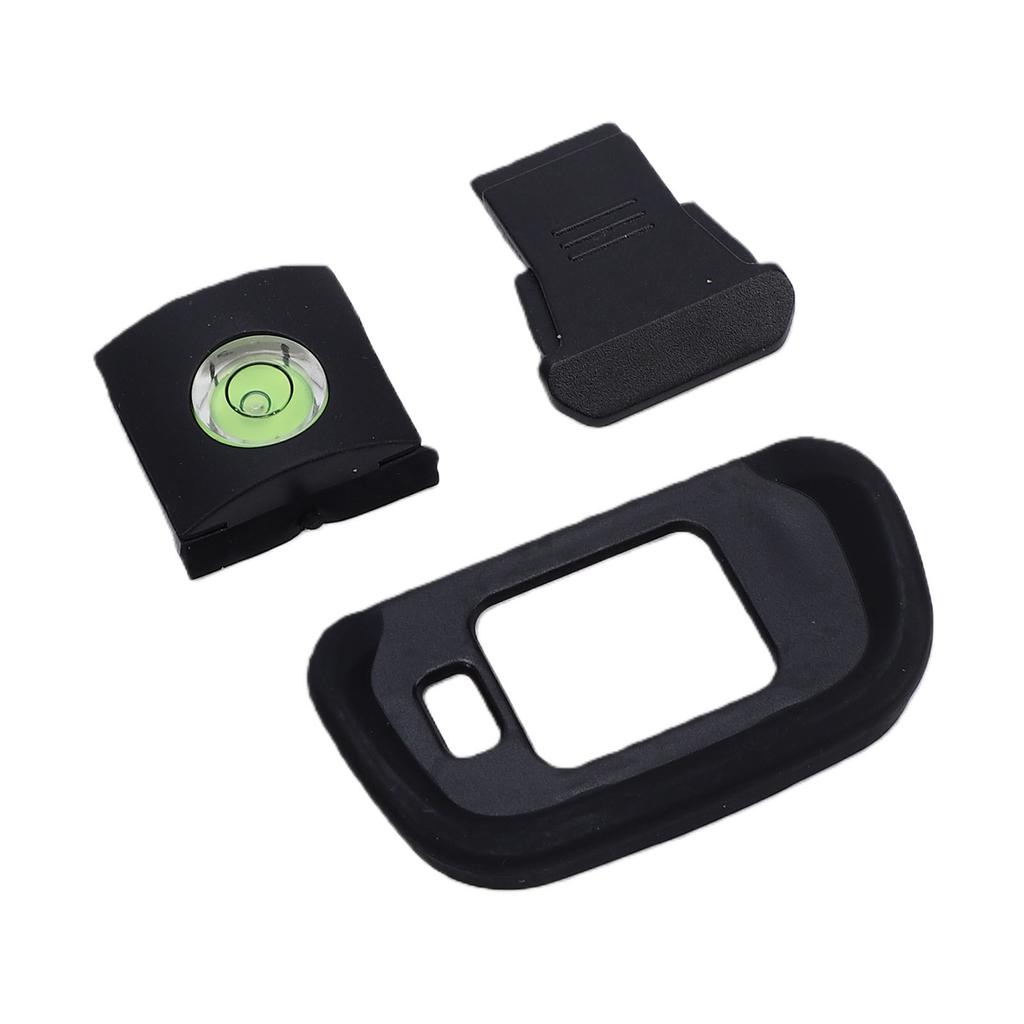 Kit Livella a Bolla Tappo Hot Shoe Paraluce per Fotocamera R7 Silicone Morbido per Fotografia