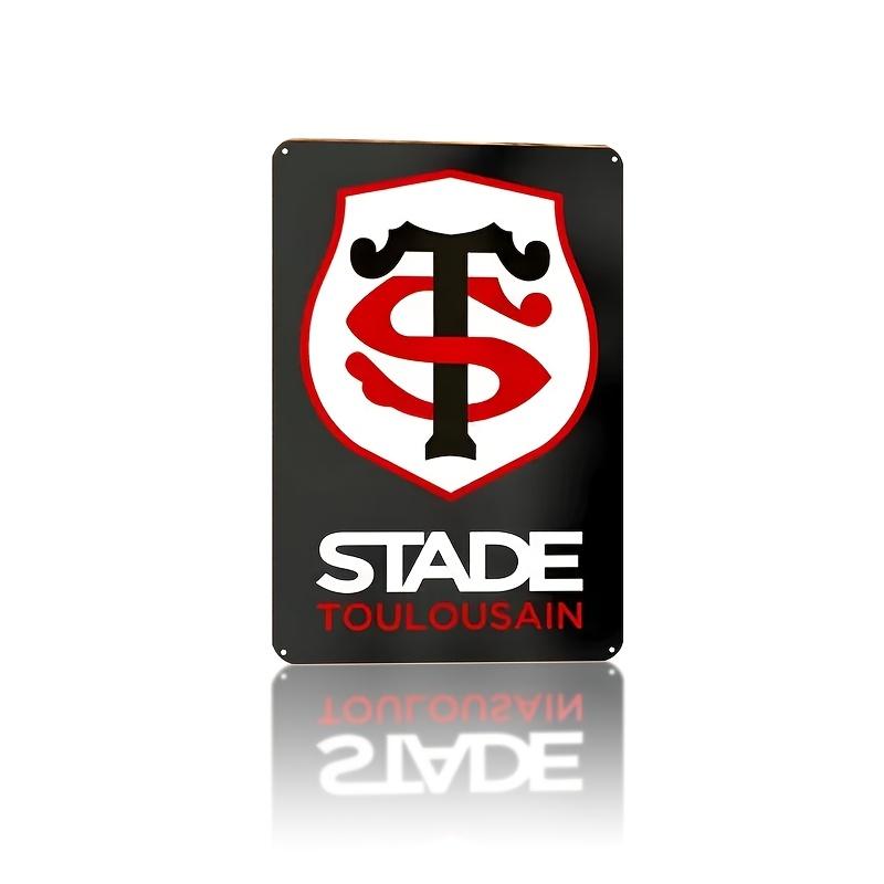 

Vintage Stade Toulouse Metal Sign - 20.32x30.48 cm, Retro Iron Wall Art with Pre-Drilled Holes, Durable Decor for Home, Bar, Gar 20X30CM
