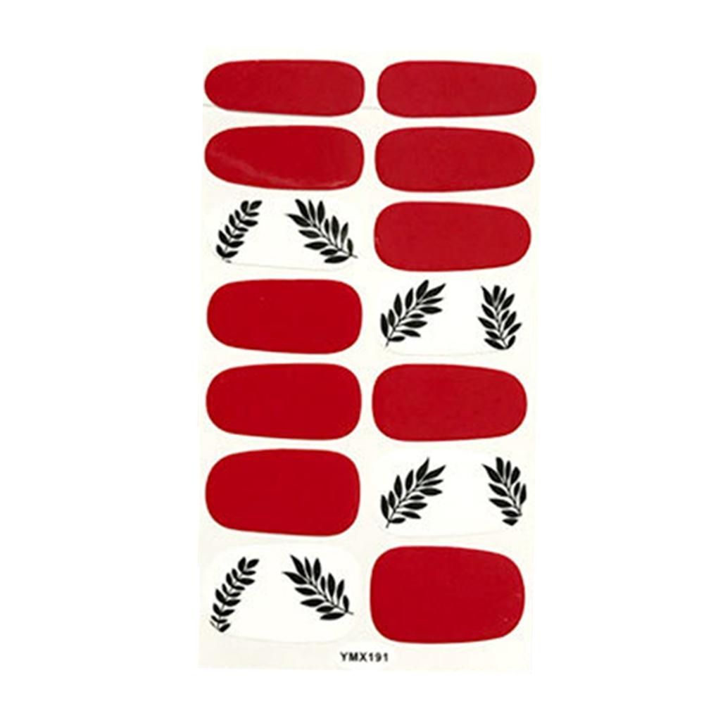 Art Stickers Full Cover Wraps Decorations DIY Manicure Stickers Set