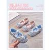 Children's Princess Shoes Crystal Shoes Elsa Dress Shoes Spring and Autumn New Girls' Leather Shoes Soft Sole Baby Single Shoes