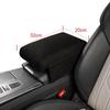 Car Armrest Cushion Suede Armrest Cup Holder Center Console Increased Elbow Support  Armrest Cushion Vehicle Arm Storager Box