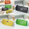Nylon Cute Pencil Bag With Mesh Design And Spacious Storage For Gift School