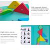 Magnetic Jigsaw Puzzle Toy For Kids Puzzles 3D Tangram Kids Education Toys Wooden Montessori Educational Toy For Children
