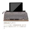 Retro-Schreibmaschinen-Stil Mechanische Tastatur mit LED-Hintergrundbeleuchtung, 83 Tasten, Anti-Ghosting, Bluetooth 5.0, Blaue Schalter, Wasserdicht und Staubdicht, Kompat