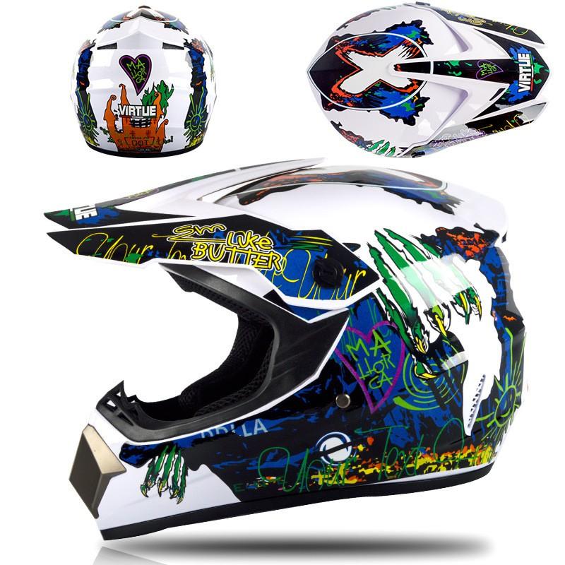 Full Face Off-Road Motorcycle Helmet Dirt Bike ATV Mountain Downhill Cycling Safety Gear