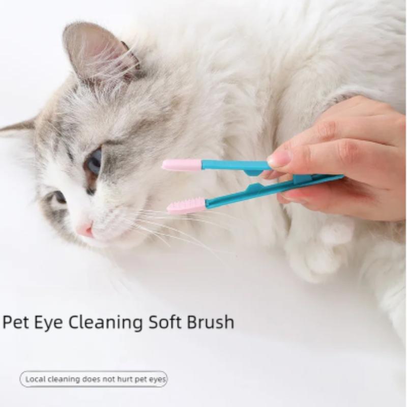 Pet Grooming Tools Cat Eyes Comb Pet Tear Stain Remover Comb Cleaning Brush for Small Cat Dog