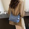 Stunning Street Style Canvas Bucket Bag Fashionable Shoulder Handbag Chic Crossbody