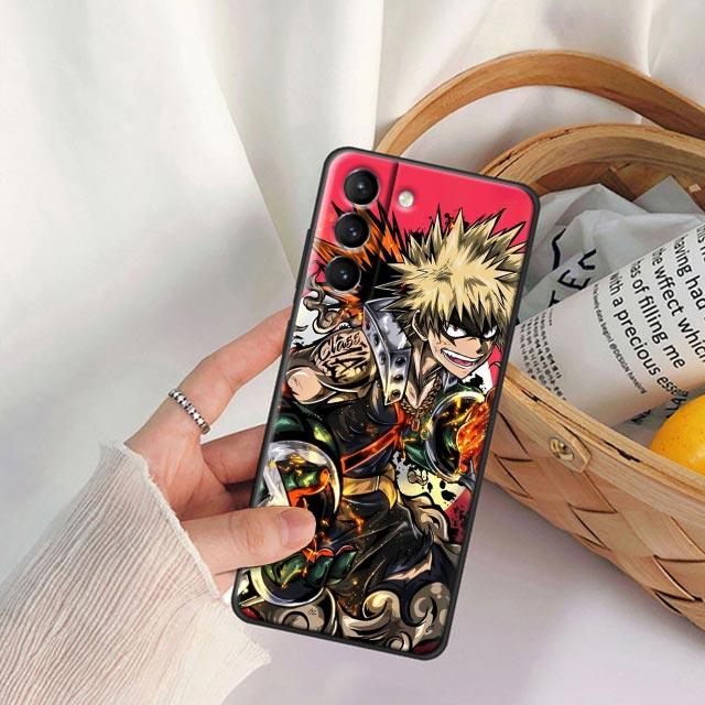 My Hero Academia Midoriya Izuku Anime Phone Case for Samsung Galaxy S22 S21 S20 Fe 5G S7 S8 S9 S10e Plus Ultra Silicone Cover