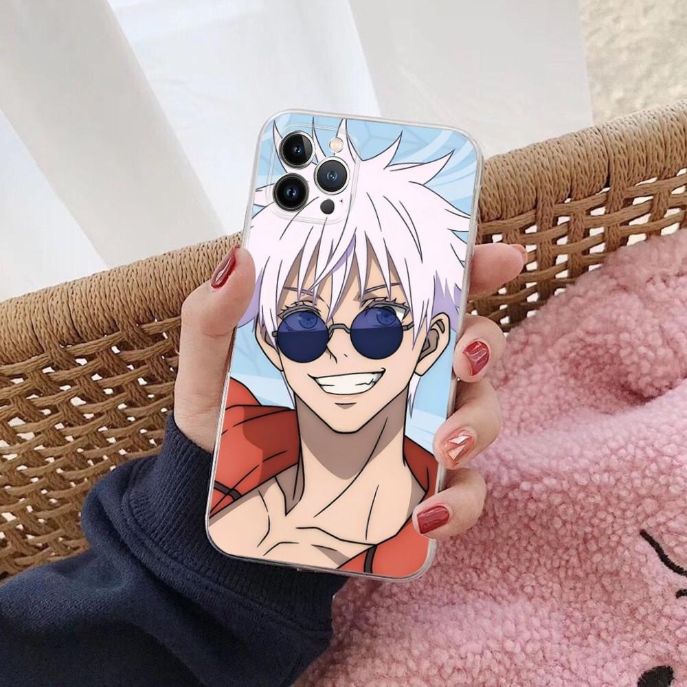 J-Jujutsu K-Kaisen G-Gojo Anime Phone Case For IPhone 16 15 14 11 12 13 Mini Pro XS Max Cover 6 7 8 Plus X Funda Shell