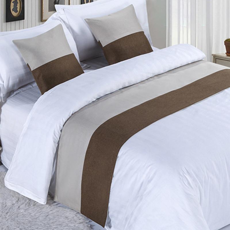 Modern Bed Runner Bedding Scarf Towel Protection Throw Bedding For Bedroom Hotel Wedding Room Decor Bed Runner