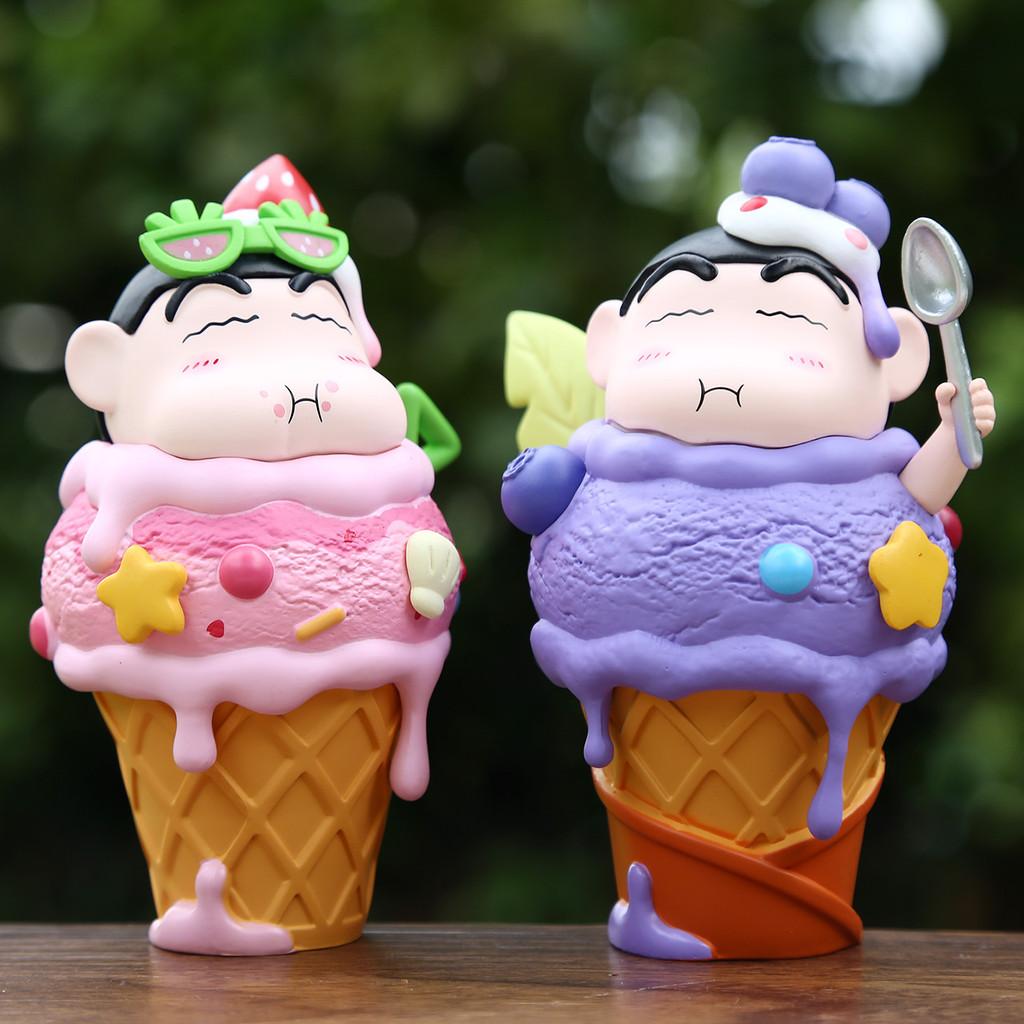 Cream Ice Large Crayon Shin Chan Pvc Cartoon Model For Desk Gift Decoration