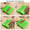 Portable Multifunctional Meat Skewer Machine Quick and Efficient BBQ Tool Portable Meat Skewer Box Outdoor BBQ Gadget
