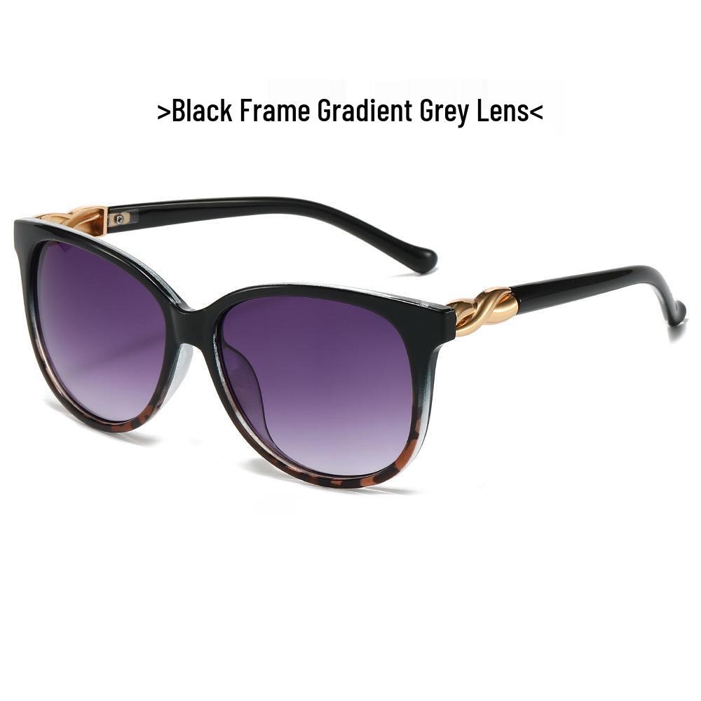 New Stylish Retro Large-Frame Women's Sunglasses - Versatile and Trendy for Outdoor Street Style