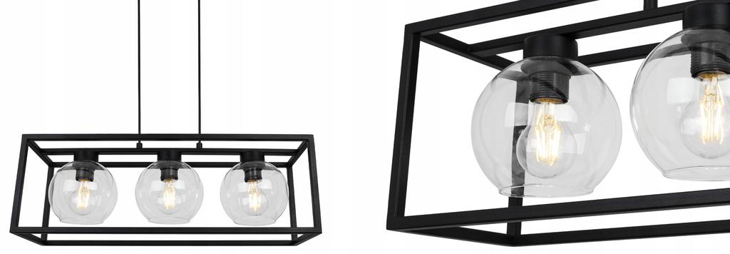 HANGING LAMP CAGE ELEGANT GLASS BALL