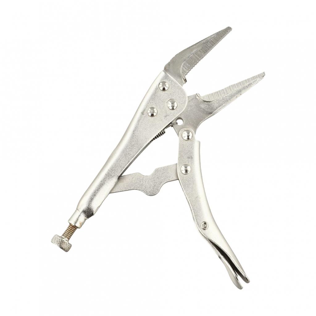 Grip and Clamp 6 5 Inch Needle Nose Pliers with Locking Vise Grip Clamp