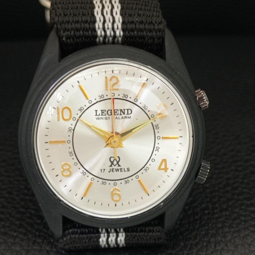 VINTAGE LEGEND HAND-WINDING SWISS MENS REFURBISHED ALARM WATCH A707545-1