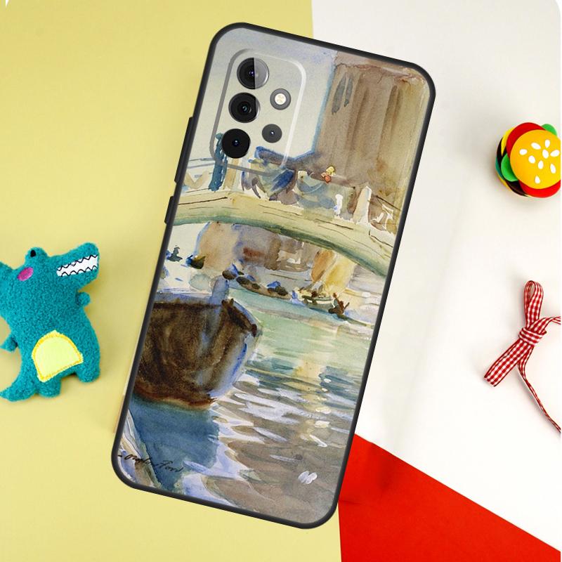 Travel italy Street Venice For Samsung Galaxy A22 A32 A52 A54 A34 A14 A55 A35 A15 A53 A33 A13 A05 A06 A16 Phone Case