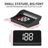 Car Speedometer Digital Automotive HUD Small Auto Windscreen HUD For Traffic Congestion City Navigation Highway Driving Fleet