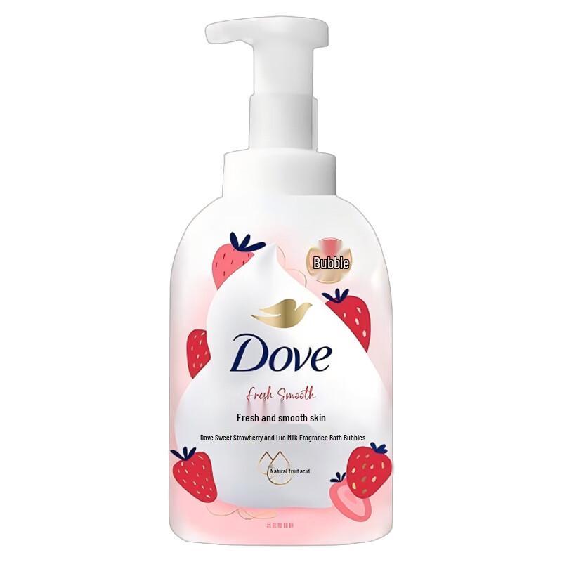Dove Sweet Strawberry & Oat Milk Bath Foam