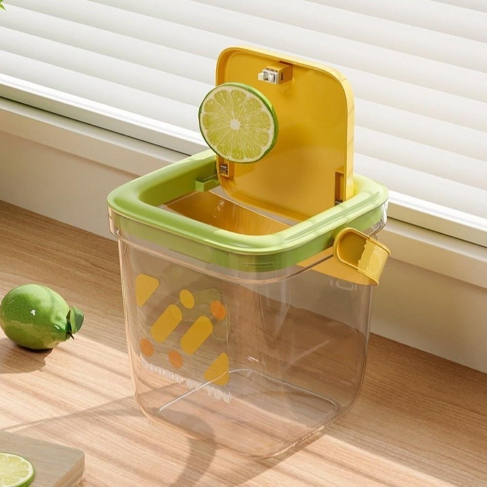 Mini Table Garbage Bin Transparent Waste Paper Storage Box Storage Bin Desktop Trash Can  Dormitory