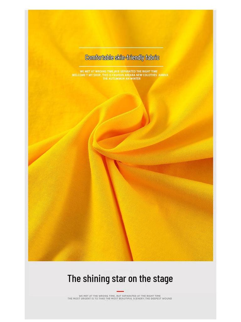 Trendiges Streetdance-Performance-Kostüm für Kinder - Gelbes Hip-Hop-Jazz-Outfit für Jungen und Mädchen