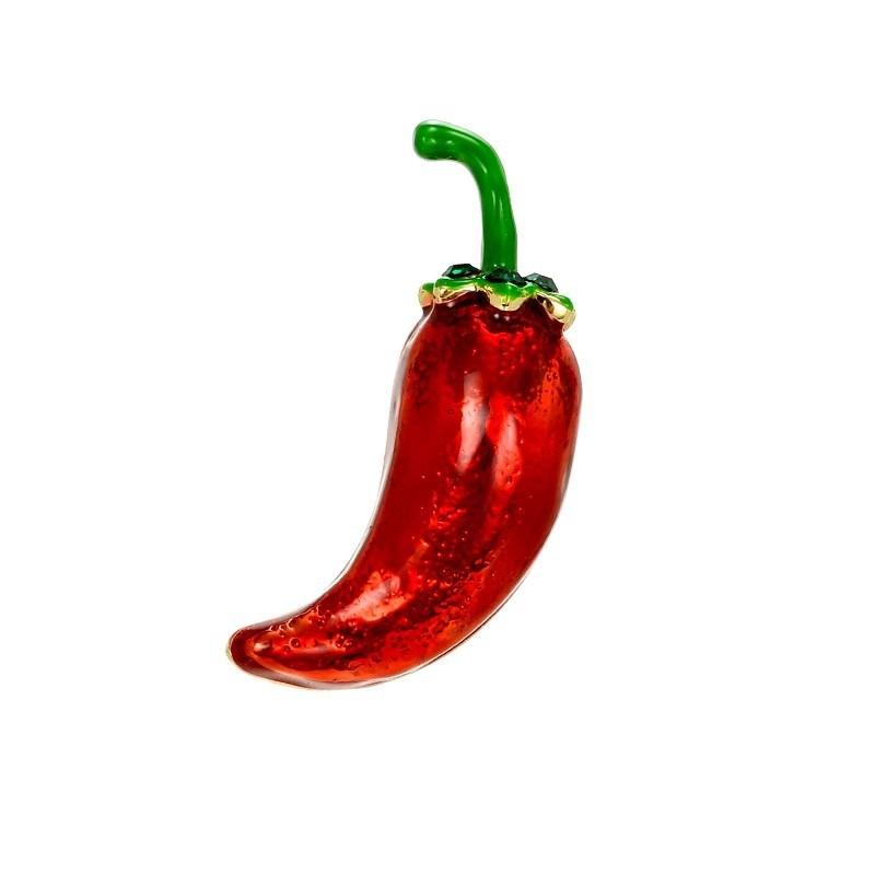 

Маленькая брошь-перец, Маленькая корсажная брошь, Заколка-булавка с защитой от бликов, Универсальный кардиган с аксессуарами