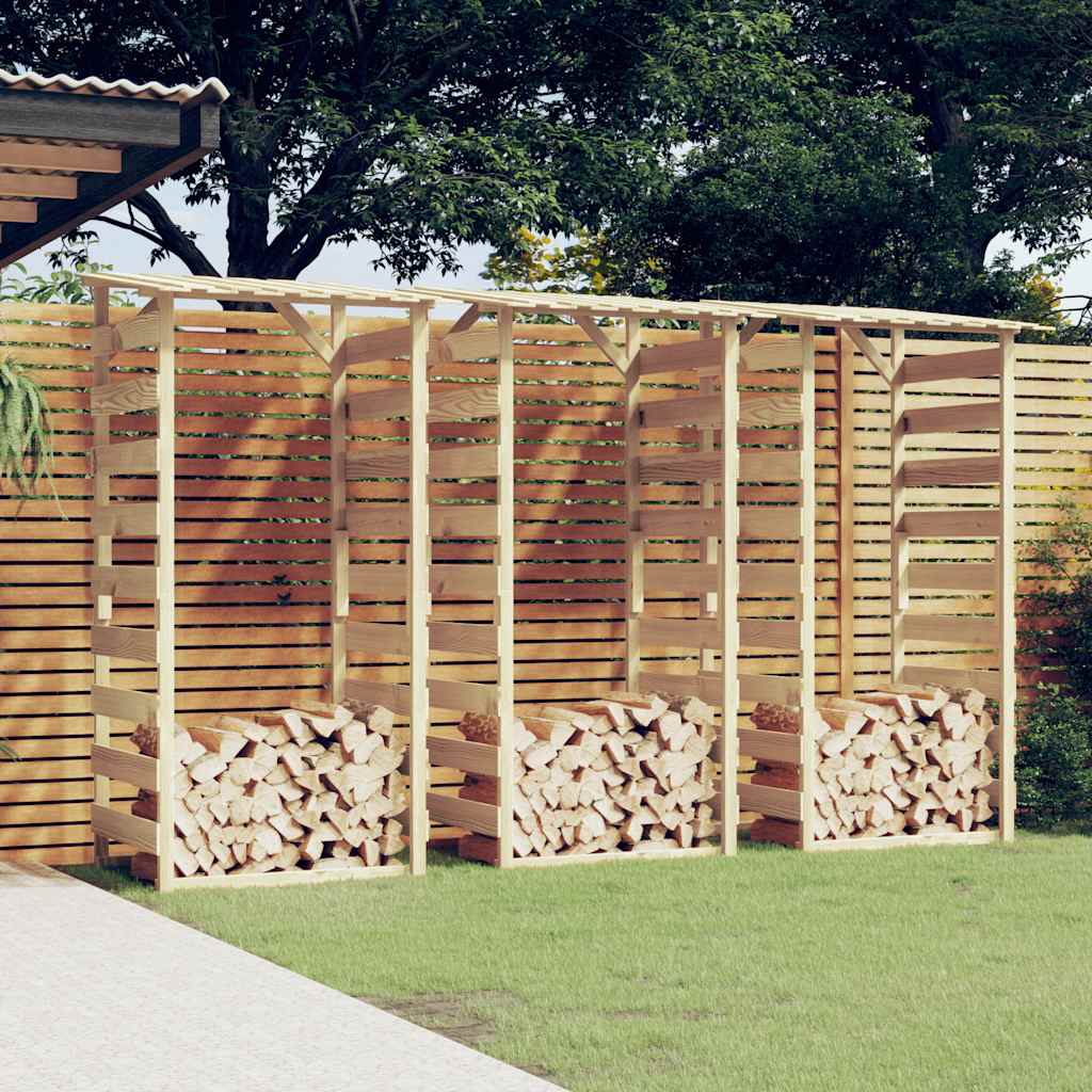 Vidaxl Gazebo da Giardino con Tetto, 3 Pezzi, 100X90X200 Cm, Pino