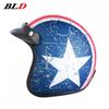 BLD Motorcycle Helmet 3/4 Open Face Full Season Use Scooter Cruiser Riders