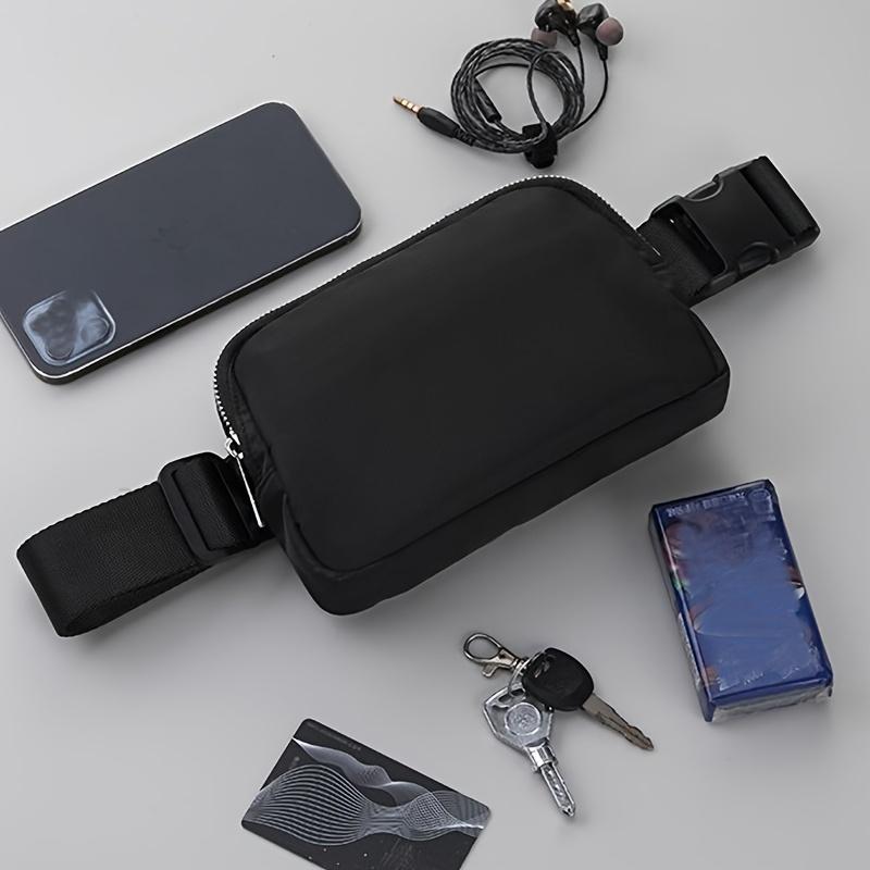 Unisex Sports Waist Bag for Yoga Storage, Workout Running Chest Bag, Stylish Crossbody Waist Pack