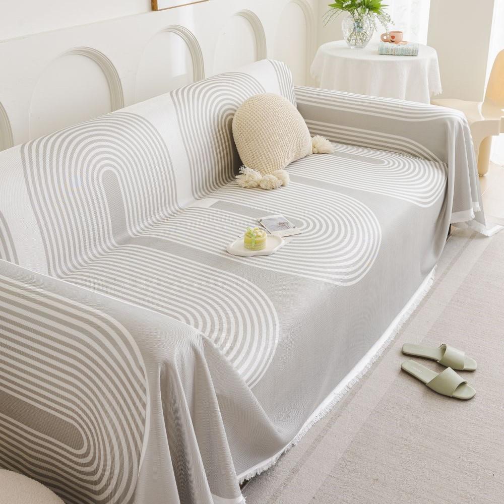 Living Room Sofa Mat Throw Blankets  Summer Ice Silk Sofa Towel Camping Picnic Blanket Cover Sofa Cover