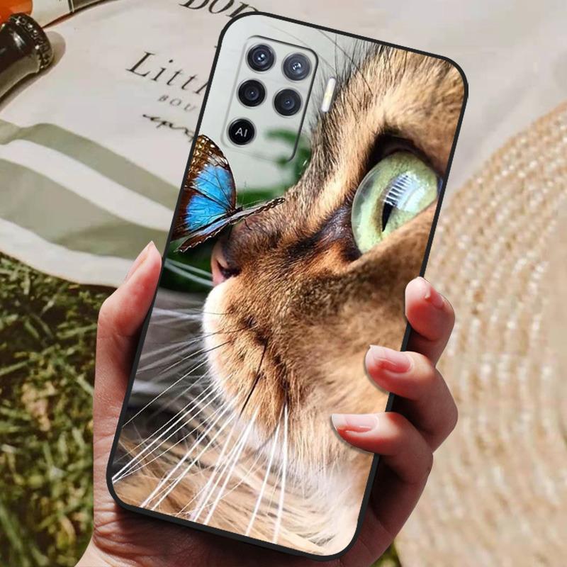 Pour OPPO Reno5 F Coque en Silicone pour Téléphone pour OPPO Reno5 Lite A94 4G Coques de Téléphone pour OPPO Reno 5 F 5F 5 Lite Pare-chocs Fundas