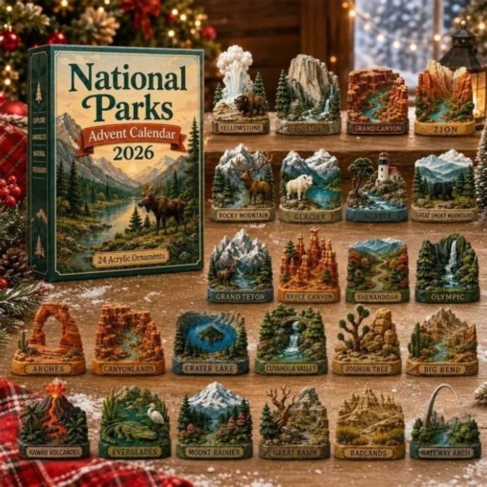 24-Tage-Weihnachts-Adventskalender Tägliches Auspacken Tiere Mini-Figuren Haus Festliche Dekoration