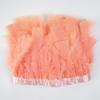 10-15cm Green Turkey Feather Trim Ribbon Fringe For Crafts Wedding Dress Decor Sewing Accessories Plumas 1Meter Long