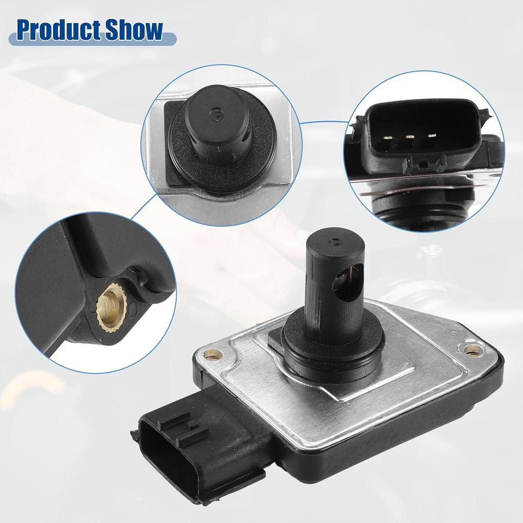 ACROPIX Mass Air Flow Sensor Replacement Fit for Nissan Pathfinder 22680-2J200 - Pack of 1 Black
