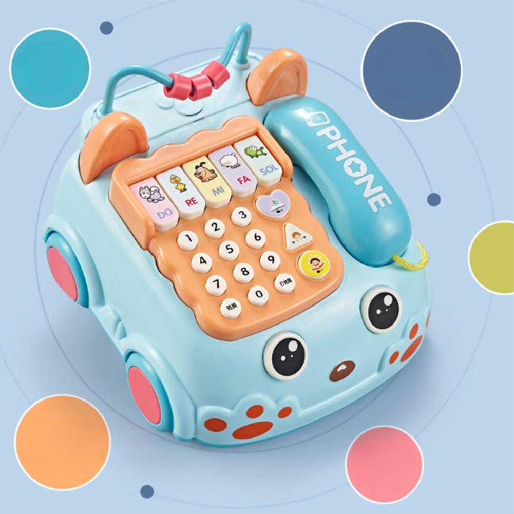 Early Education Learning Toy Multi-functional Light Music Playing Pretend Phone Call Toys Gifts For Boys Girls