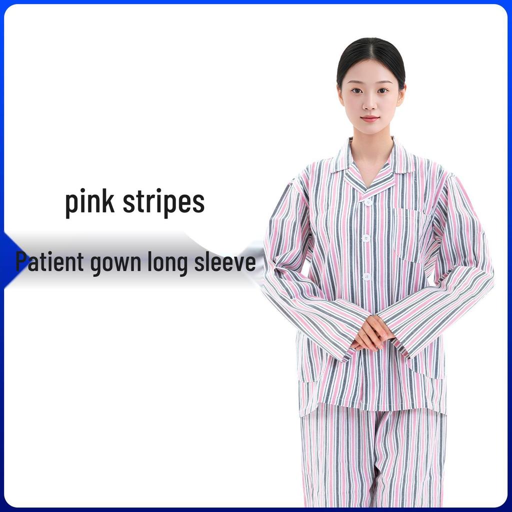 Pure Cotton Hospital Gown for Nursing and Patient Use – Short & Long Sleeve Options