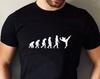Evolution Of Karate T-Shirt, Gymnastic Martial Arts Sarcastic Sports Lover Shirt Christmas Birthday Family Presents Xmas Gift Tee Tops