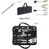 Grilling Bbq 20pcs Accessories Barbecue Grill Cooking Utensil Bbq Tool Kit Set
