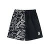 X Smileyworld Co-Branded Life Series Pattern Full Print Drawstring Elastic Loose Shorts Men Bottoms Black 152328327-1