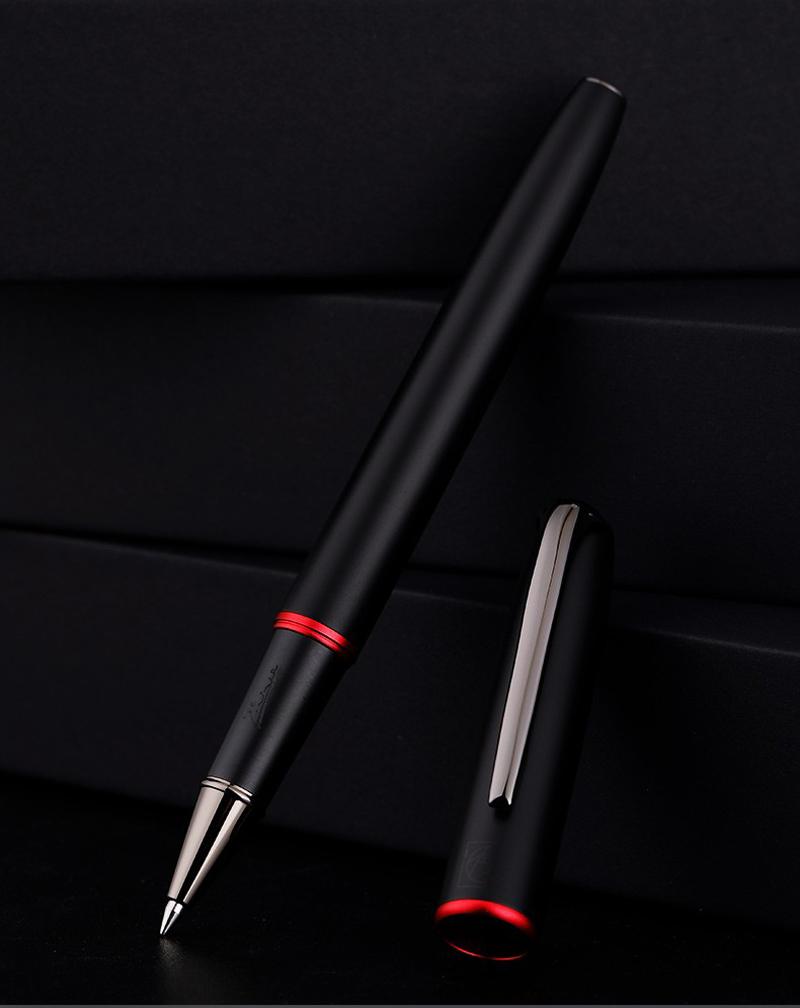 Picasso 916 Pimio Fine Quality Metal Roller Ball Pen Titanium Black Matte Barrel For Business Writing Gift Pen