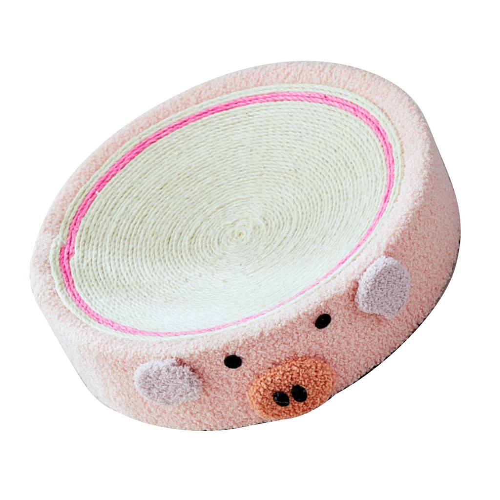 Cat Scratcher Bed Sisal Round Shape Cat Scratcher Lounge Bed for Claw Sharpening Furniture