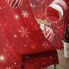 Christmas Snow Bulb Sheer Curtains for Living Room Decoration Window Curtains Kitchen Tulle Voile Curtains