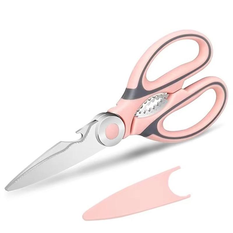 Multifunctional kitchen scissors Household fish cutting meat scissors Stainless steel scissors Kitchen Gadgets Utility5